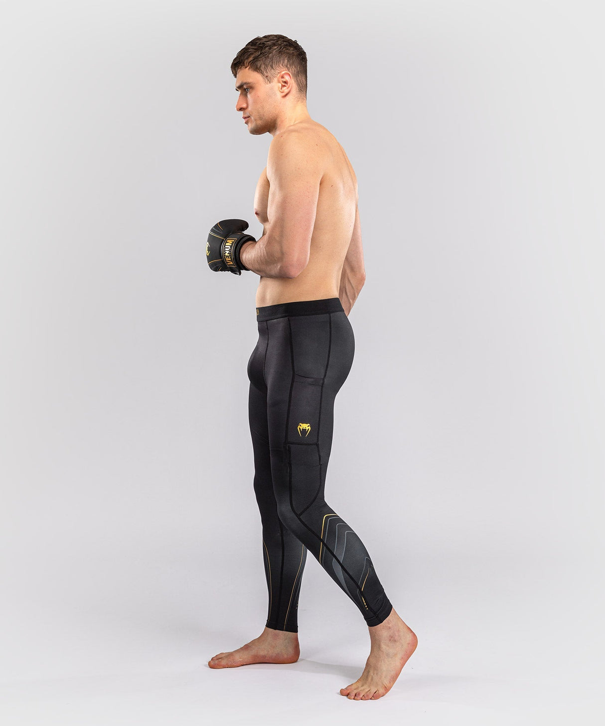 Venum Kompressionshose Streamline - Schwarz/Gold