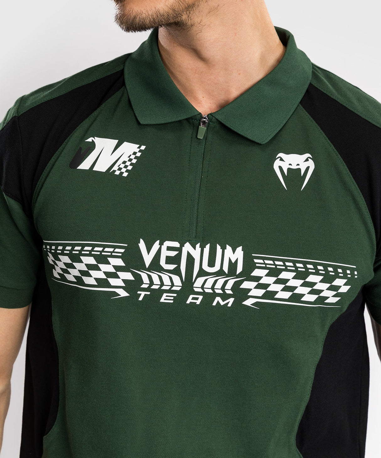 Venum Motorsport Polo - Tiefgrün