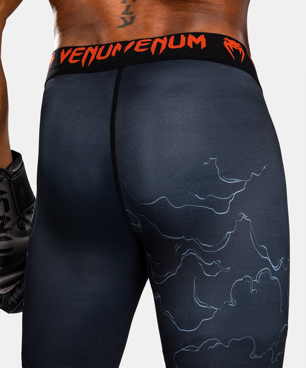 Venum Kompressionsshorts Thunder Dragon - Schwarz/Grau/Kupfer