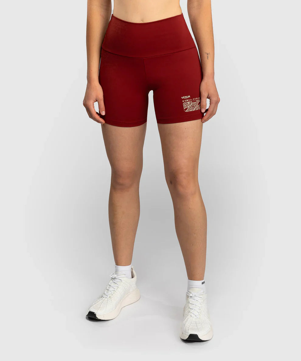Venum Damen Shorts Serpenti - Burgundy