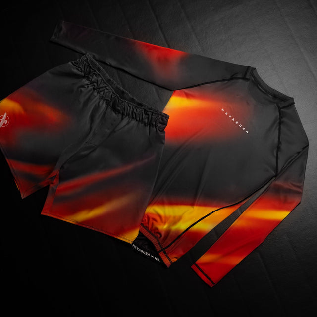 Hayabusa Rashguard Apex Nova Lange Ärmel - Orange