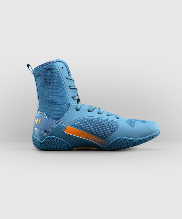 Venum Boxschuhe Elite Neo - Stahlblau/Orange