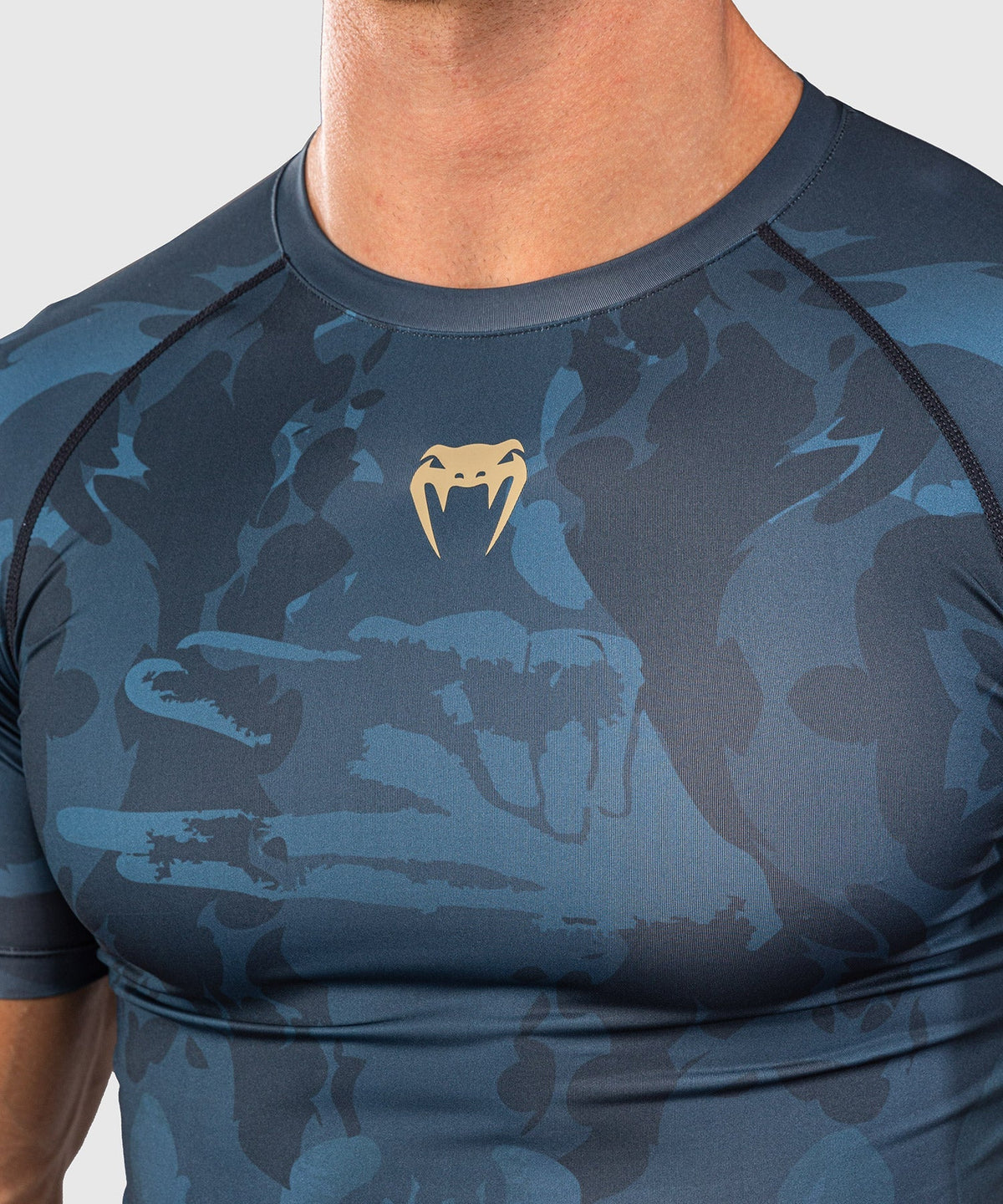 Venum Rashguard Fushiguro Kurzarm - Blau