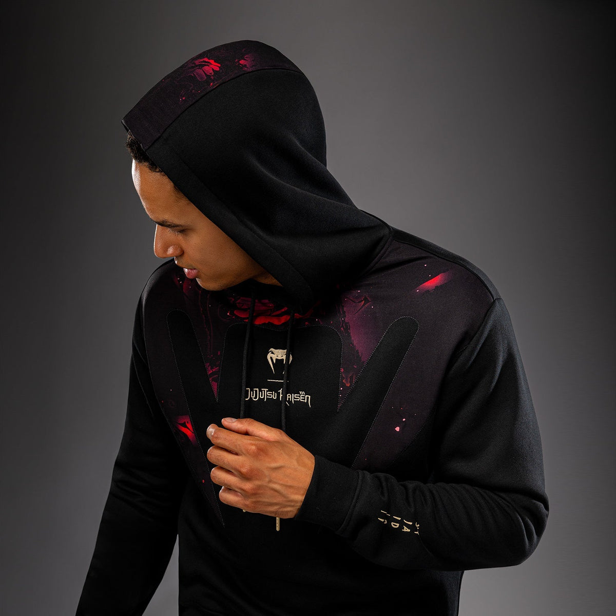 Venum Hoodie Jujutsu Kaisen Itadori - Schwarz/Rot