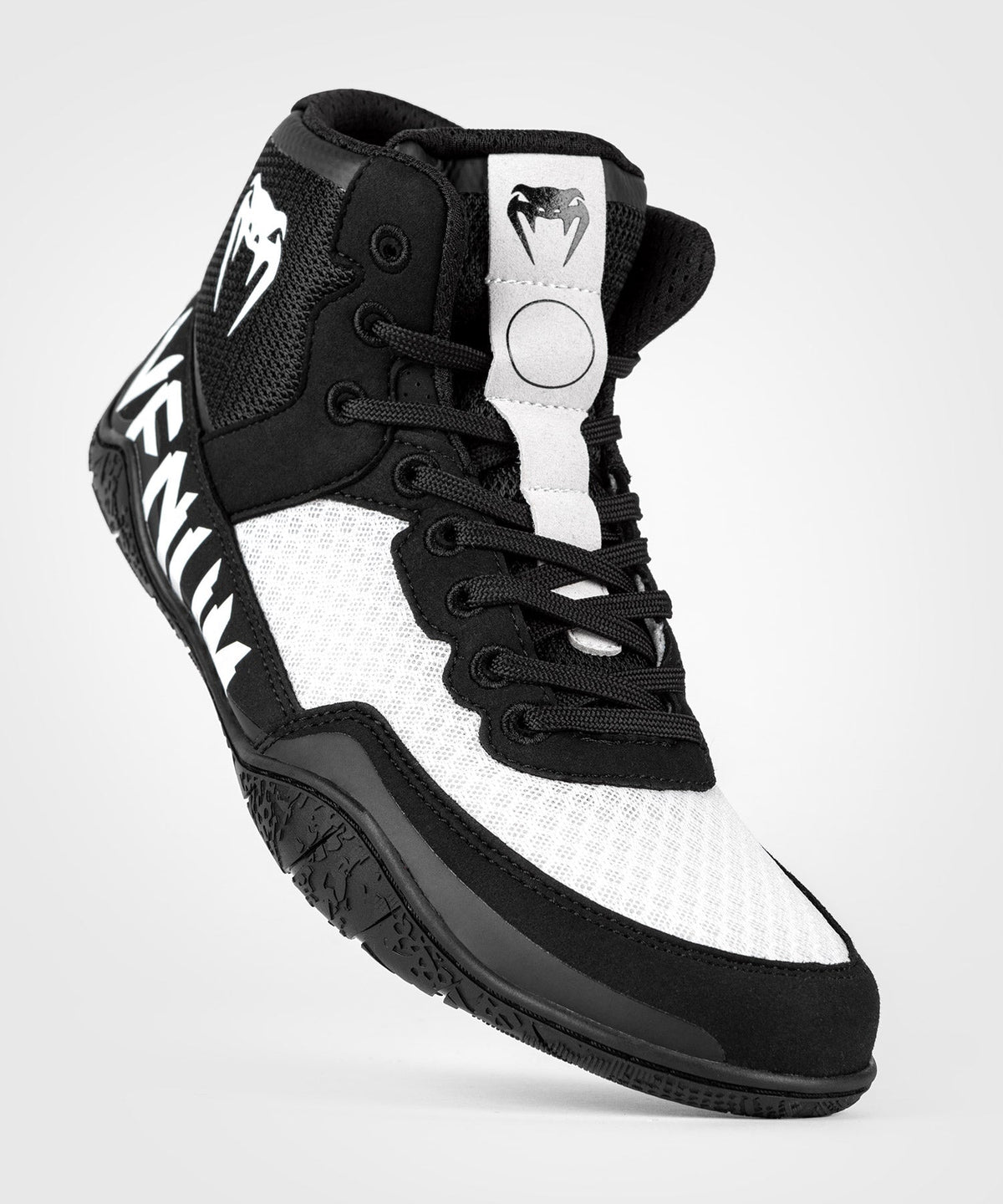 Venum Ringerschuhe Elite - Schwarz/Weiß