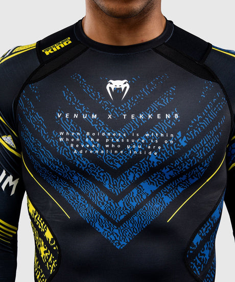 Venum Rashguard TEKKEN 8 King - Zwart/Geel - foto 4