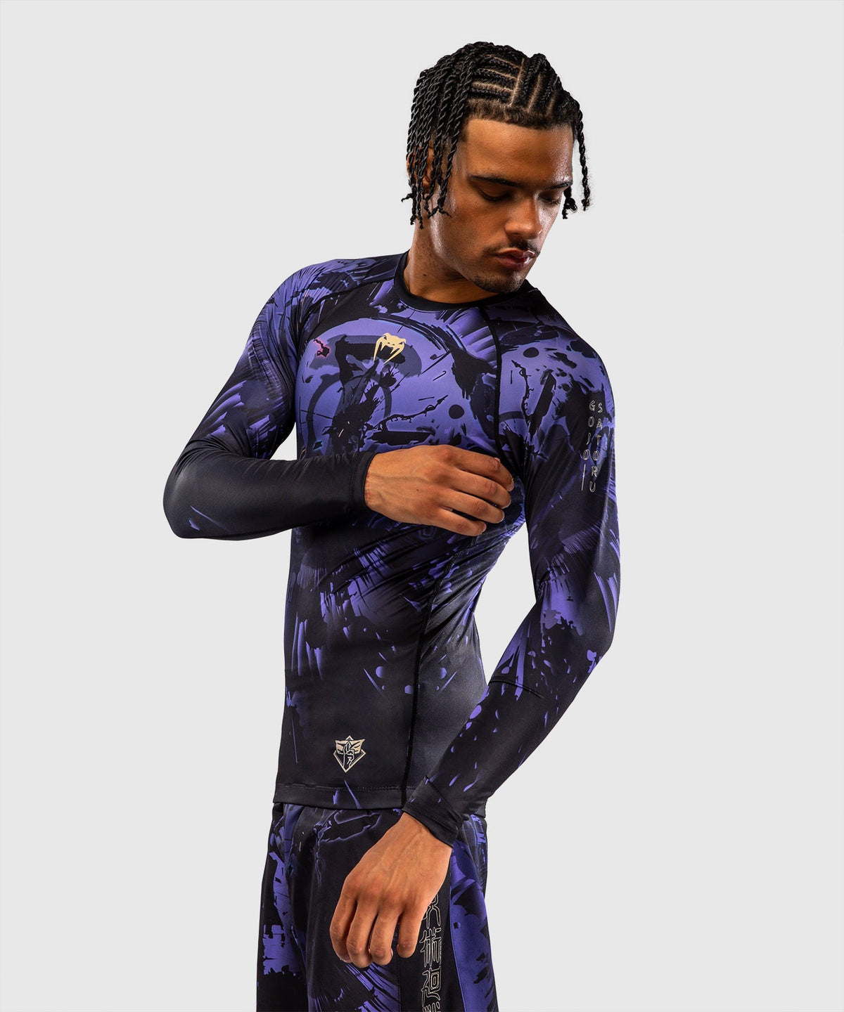 Venum Rashguard Gojo Jujutsu Kaisen Lange Ärmel - Lila