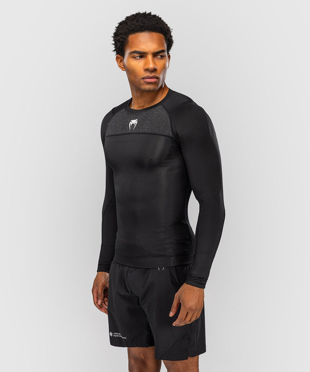 Venum Rashguard G-Fit Scale Lange Ärmel - Schwarz