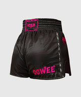 Venum Muay-Thai-Shorts x Dua - Schwarz/Fuchsia Rosa