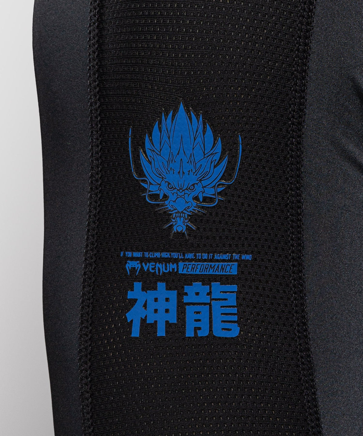 Venum Rashguard Thunder Dragon Lange Ärmel - Schwarz/Königsblau