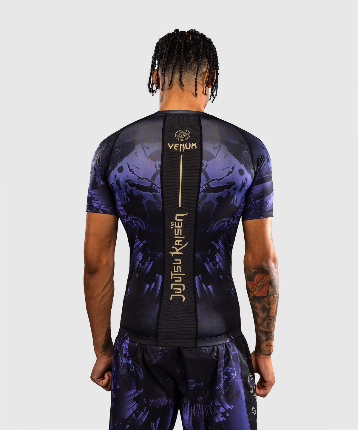 Venum Rashguard x Jujutsu Kaisen Gojo Kurzarm - Lila