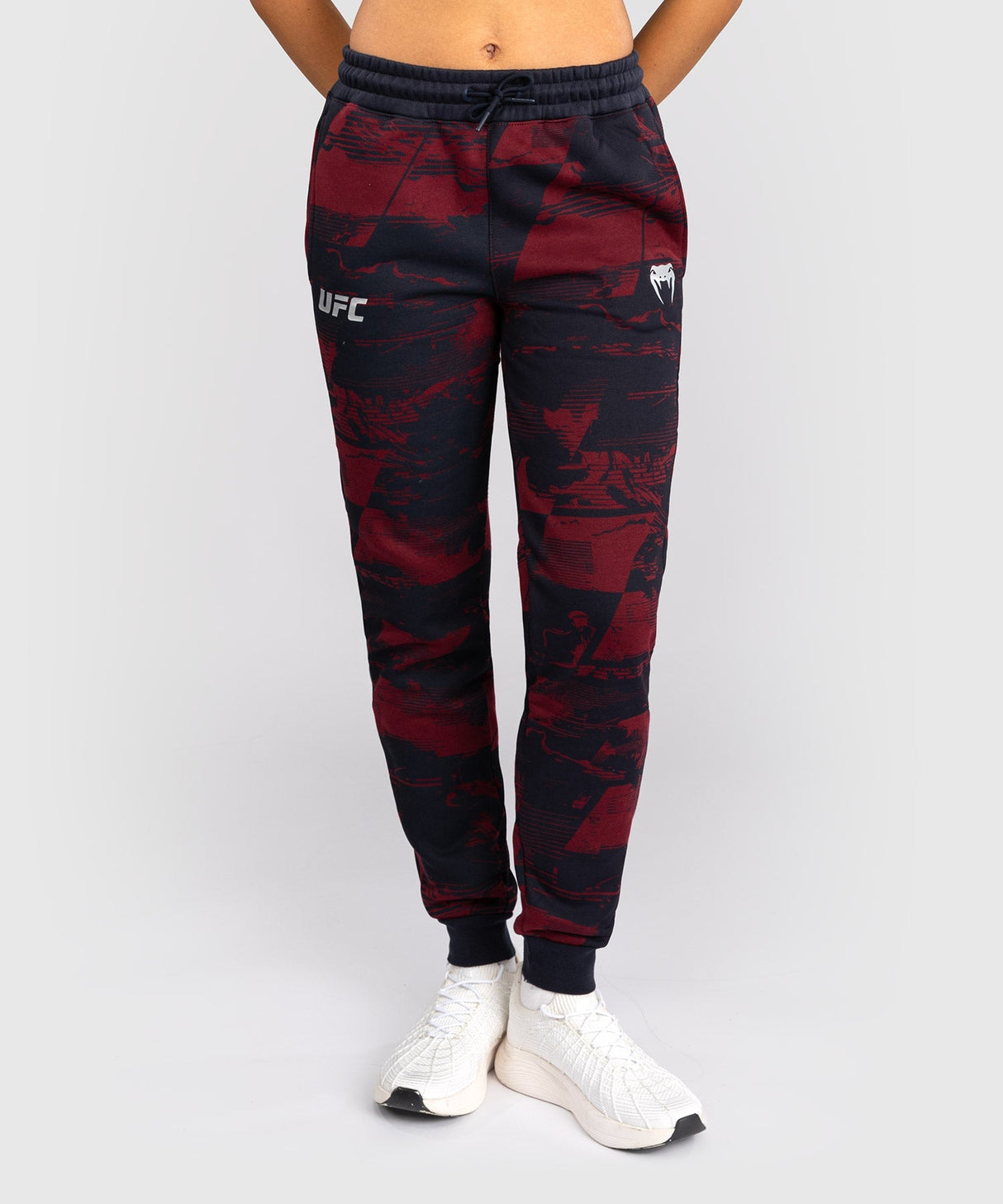 Venum UFC Trainingshose Zenith Damen - Marineblau/Bordeaux/Silber