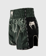 Venum Muay Thai Shorts Serpenti – Khaki-Grün