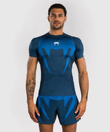 Venum No Gi Rashguard Kurzarm – Blau