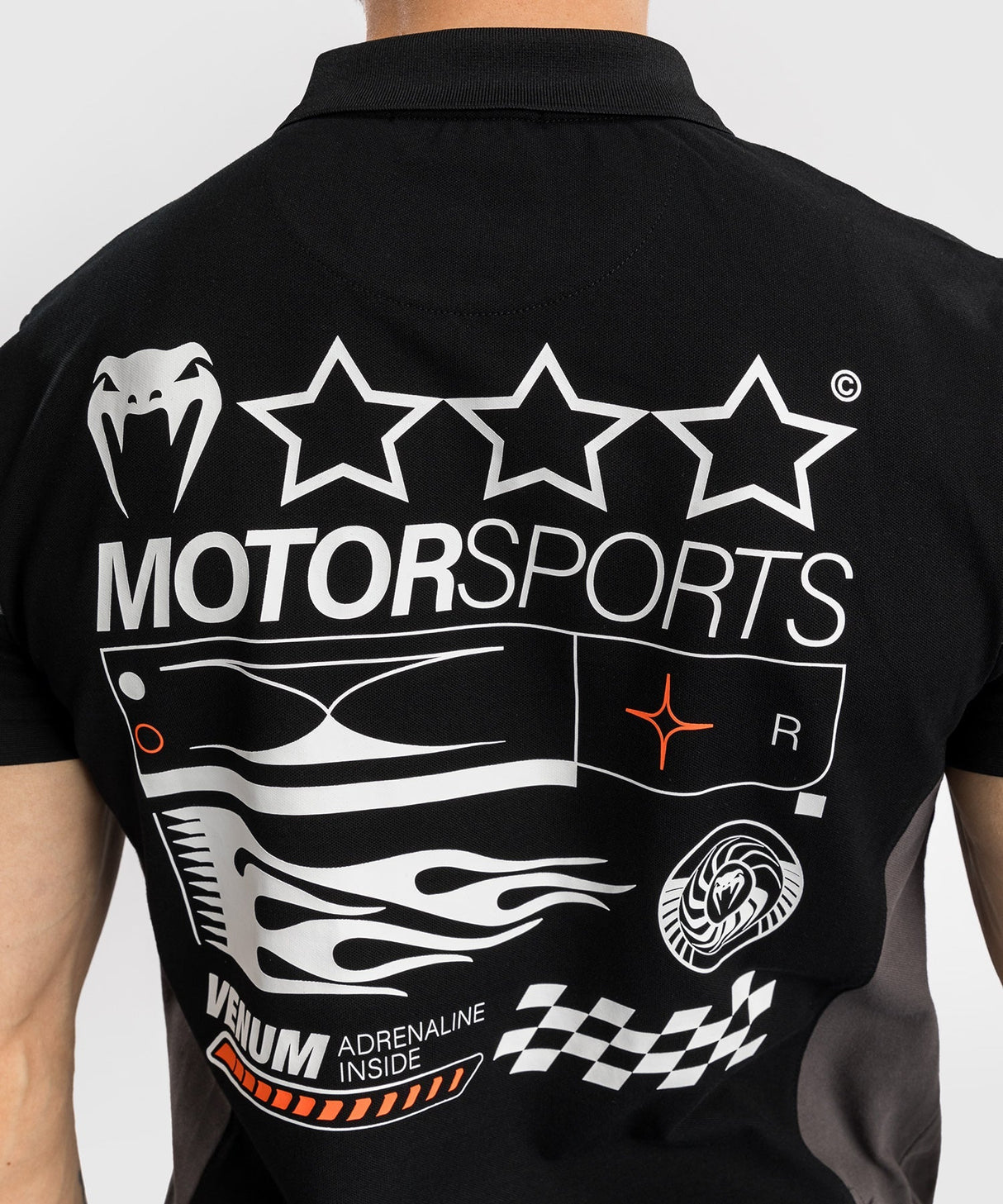 Venum Motorsport Polo – Schwarz