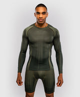 Venum Rashguard Stealth Lange Ärmel - Khaki/Militärgrün