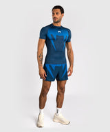 Venum No Gi Rashguard Kurzarm – Blau