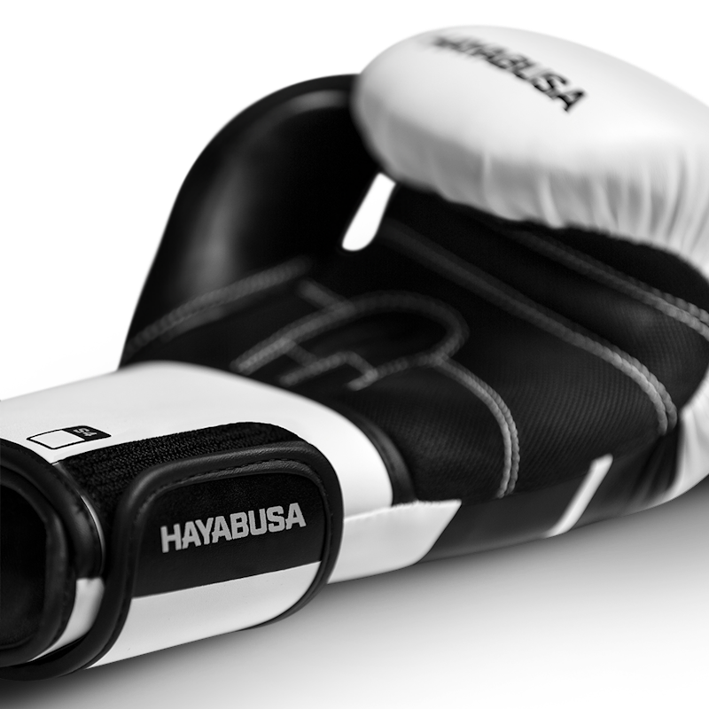 Hayabusa Boxhandschuhe S4 – Weiss/Schwarz