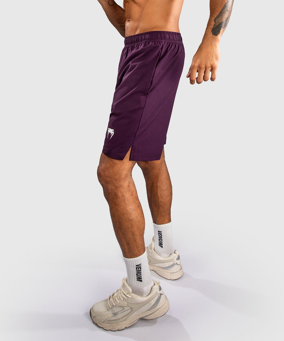 Venum Trainingsshorts Contender - Dunkelviolett/Weiß