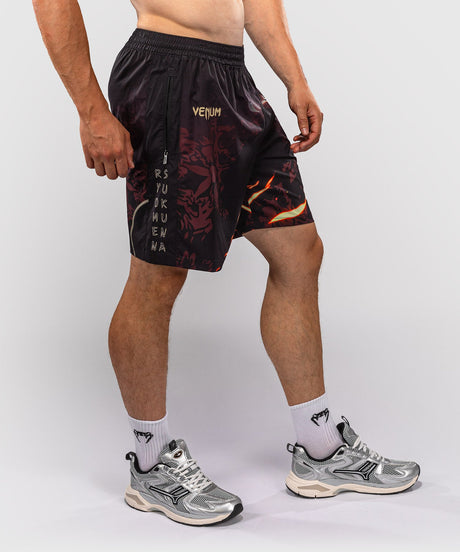 Venum Trainingsshorts Sukuna - Schwarz/Hellbeige