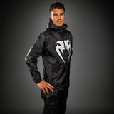 Venum MX Basics Lange Regenjacke - Schwarz/Weiß