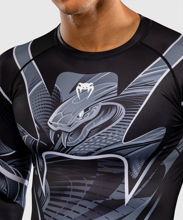 Venum Rashguard Crimson Viper 2.0 Langarm - Schwarz/Grau