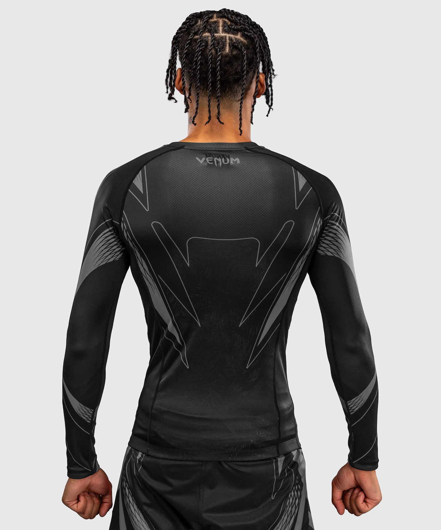Venum Rashguard Amazonia Reborn Lange Ärmel - Schwarz/Grau