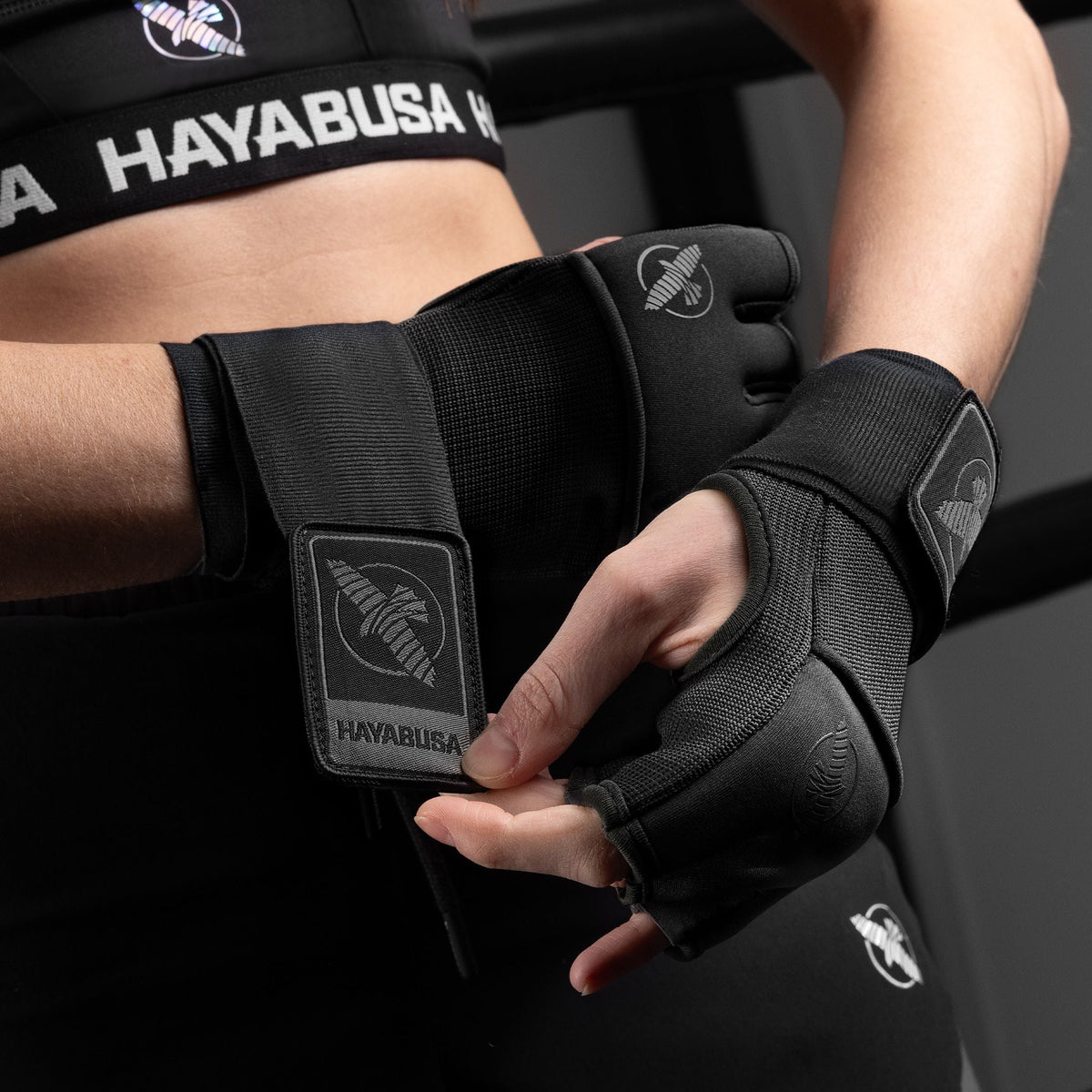 Hayabusa Handwraps Deluxe Quick - Schwarz