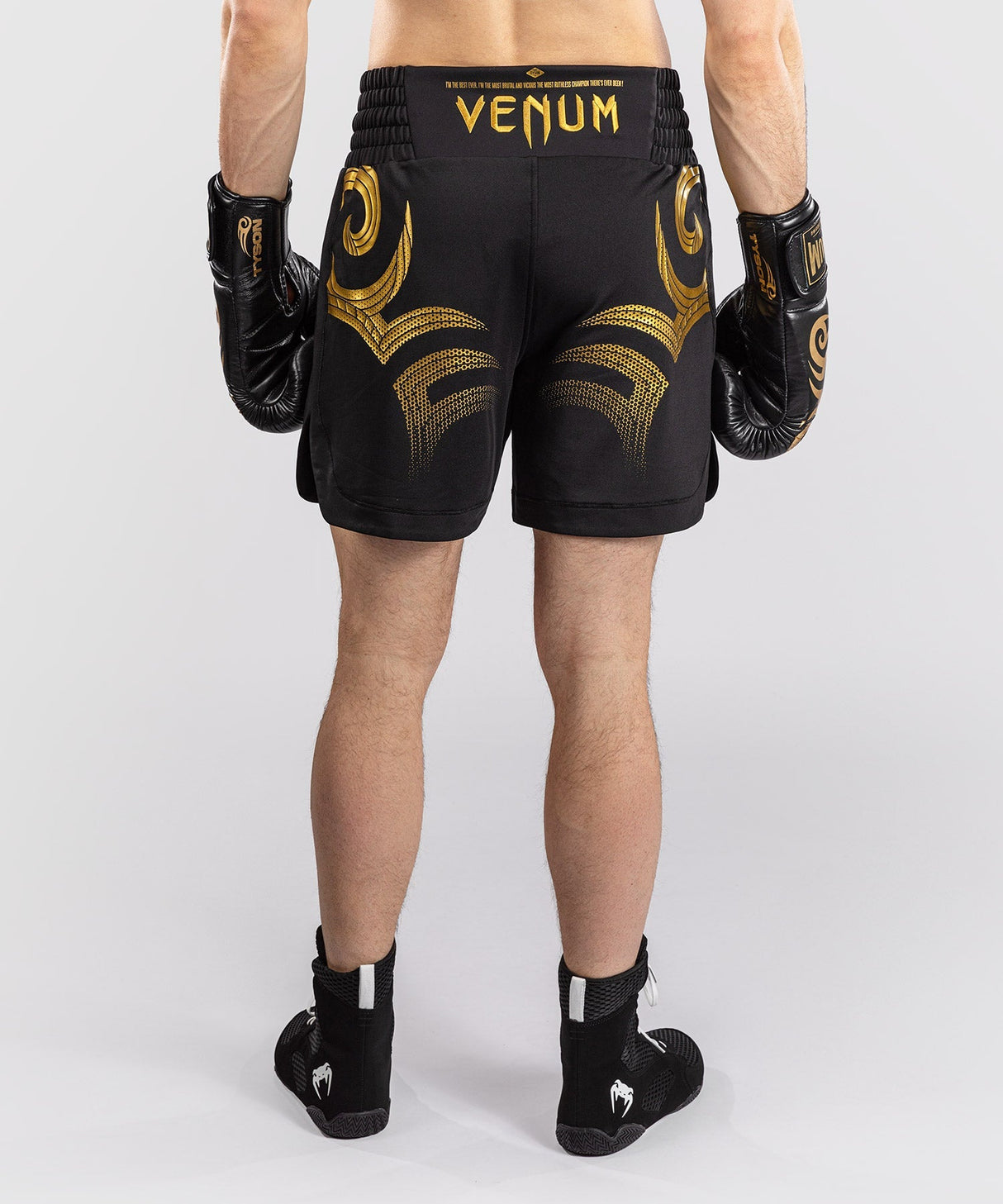 Venum x Mike Tyson Tiger Boxhosen - Schwarz/Gold