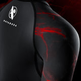 Hayabusa x UFC BJJ Rashguard Lange Ärmel Damen - Schwarz/Rot