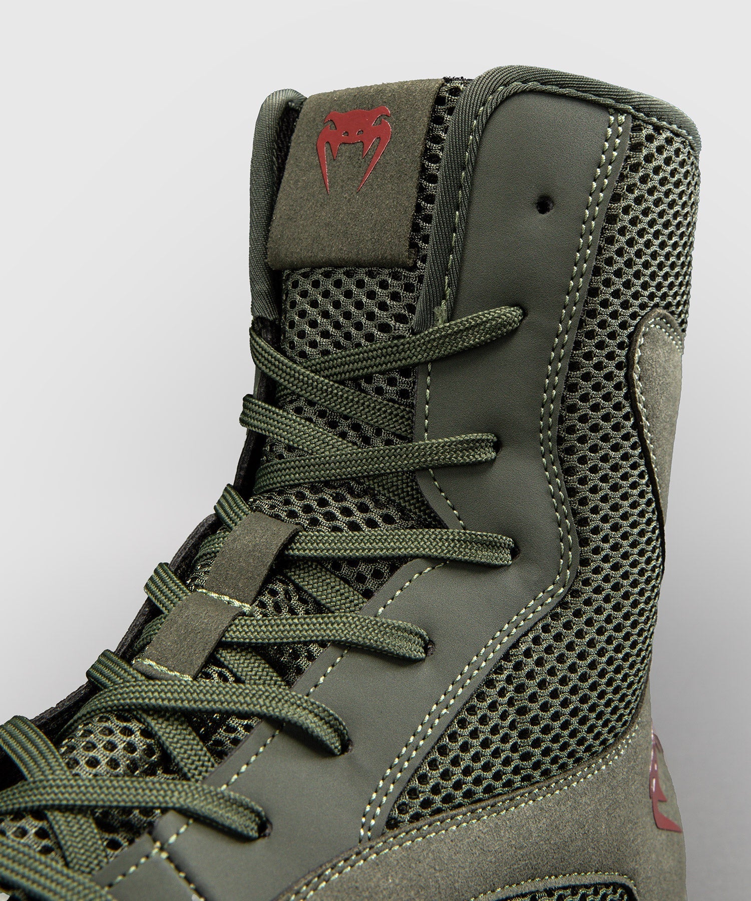 Venum Boxschuhe Contender - Khaki/Rot