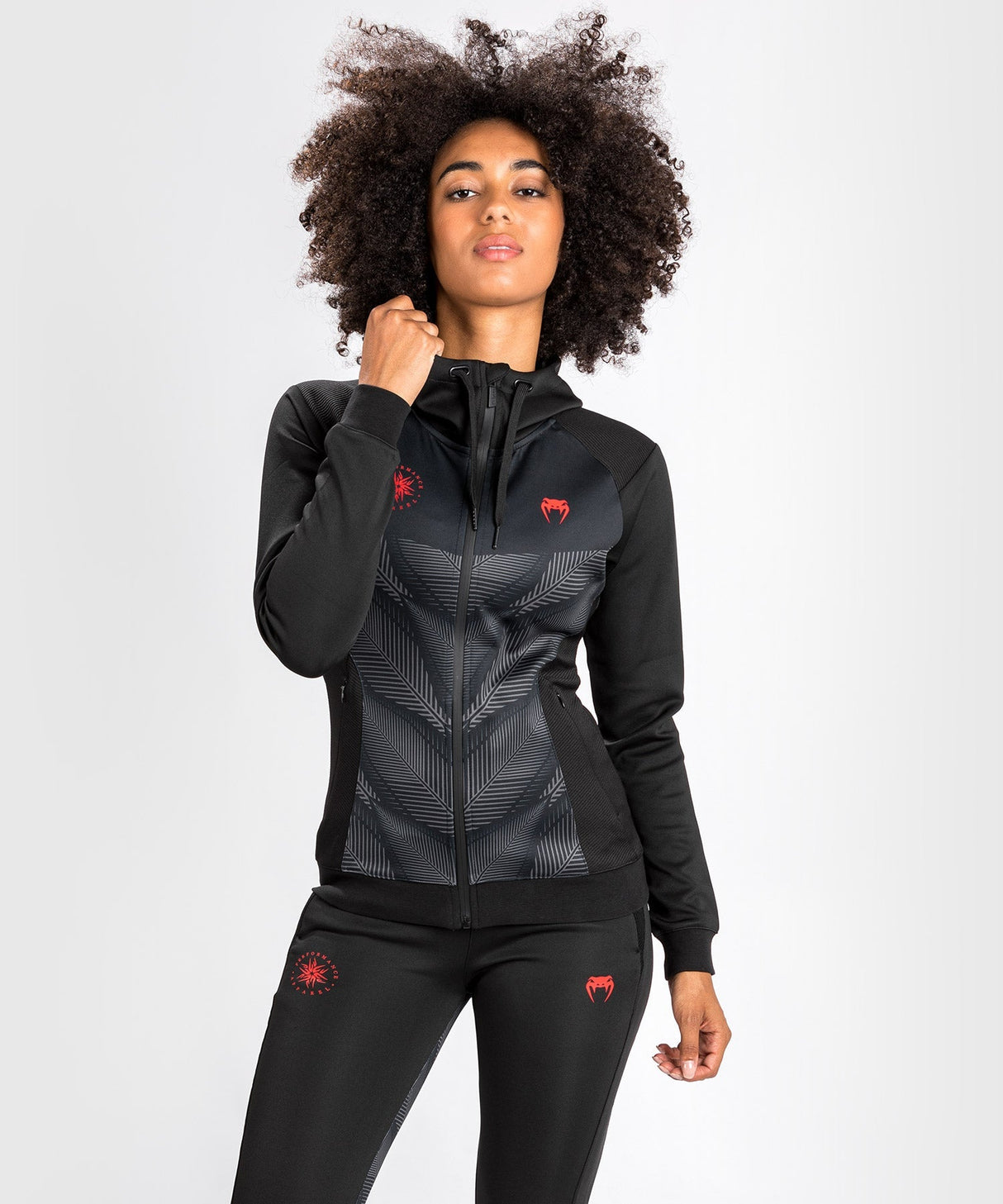 Venum Hoodie Phantom - Schwarz/Rot