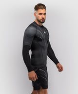 Venum Rashguard Streamline Lange Ärmel - Schwarz/Weiß