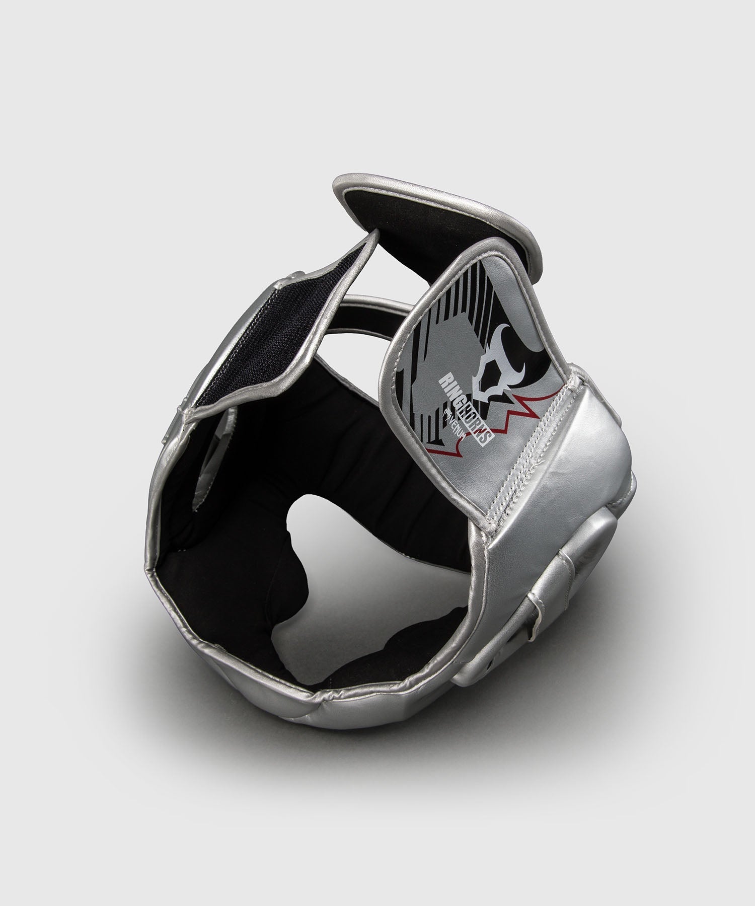 Ringhorns Charger Kopfschutz Silber/Schwarz - Detail