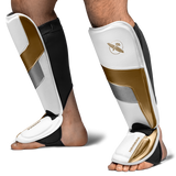 Hayabusa Scheenbeschermers T3 Full - Wit/Goud