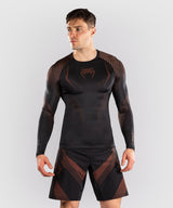Venum Rashguard No-Gi 6.0 Lange Ärmel – Schwarz/Braun
