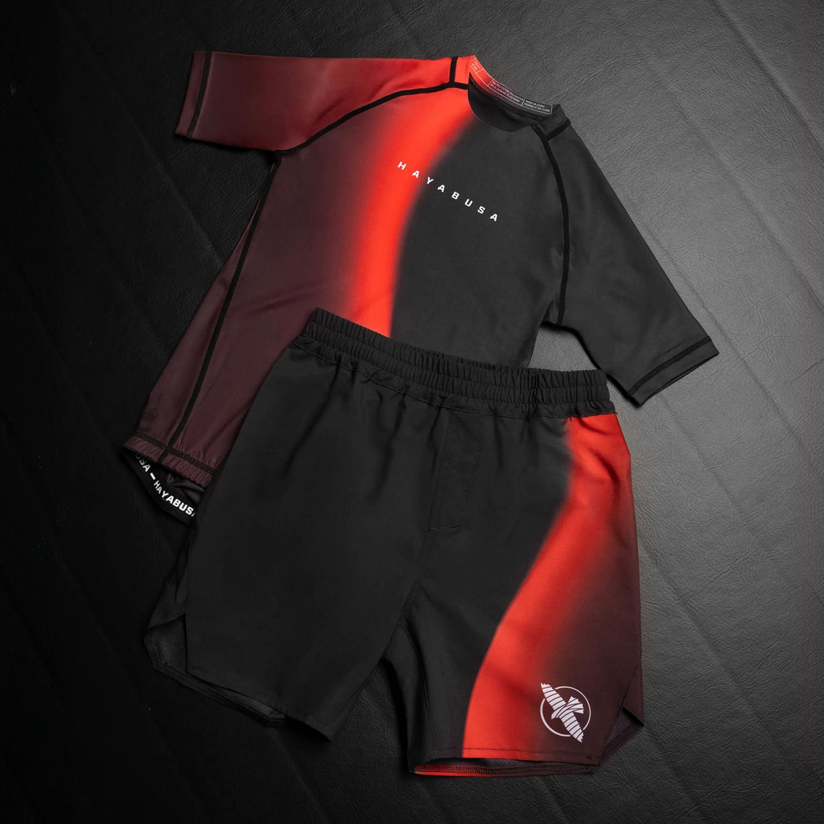Hayabusa Rashguard Apex Nova Kurzarm Kinder - Rot