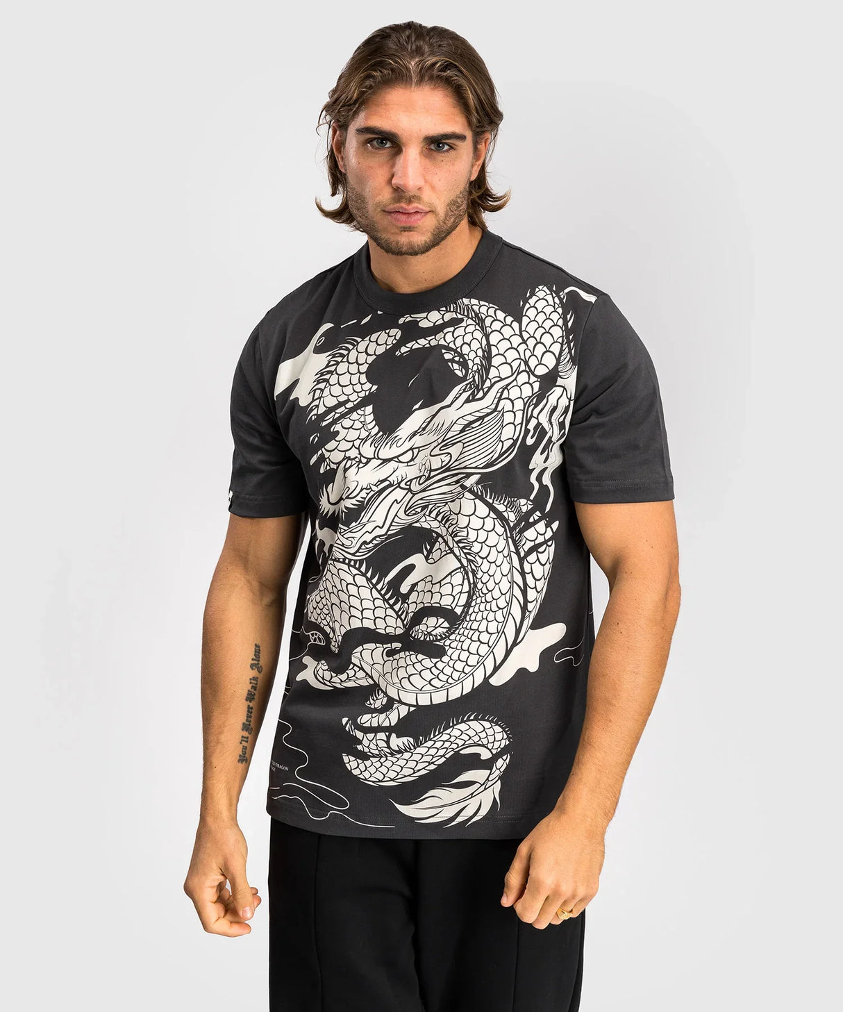 Venum T-Shirt Dragon's Flight – Dunkelgrau