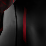 Hayabusa x UFC BJJ Rashguard Kurzarm - Schwarz/Rot