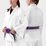 Hayabusa BJJ Gi Jacke Core Lightweight Damen - Weiß