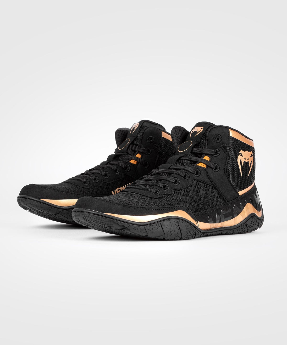 Venum Ringerschuhe Elite - Schwarz/Bronze