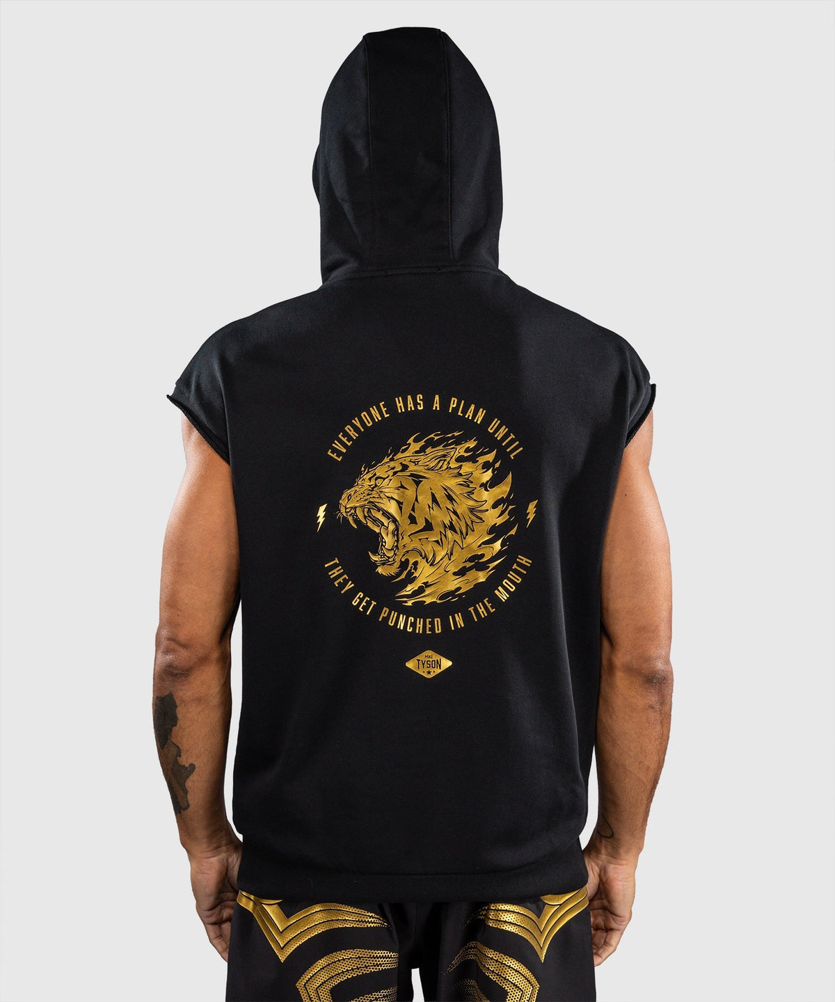 Venum x Mike Tyson Hoodie Ärmellos - Schwarz/Gold
