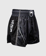 Venum Muay Thai Shorts Stealth - Schwarz/Weiß
