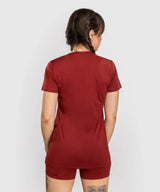 Venum Damen Dry Tech T-Shirt Serpenti – Burgundy