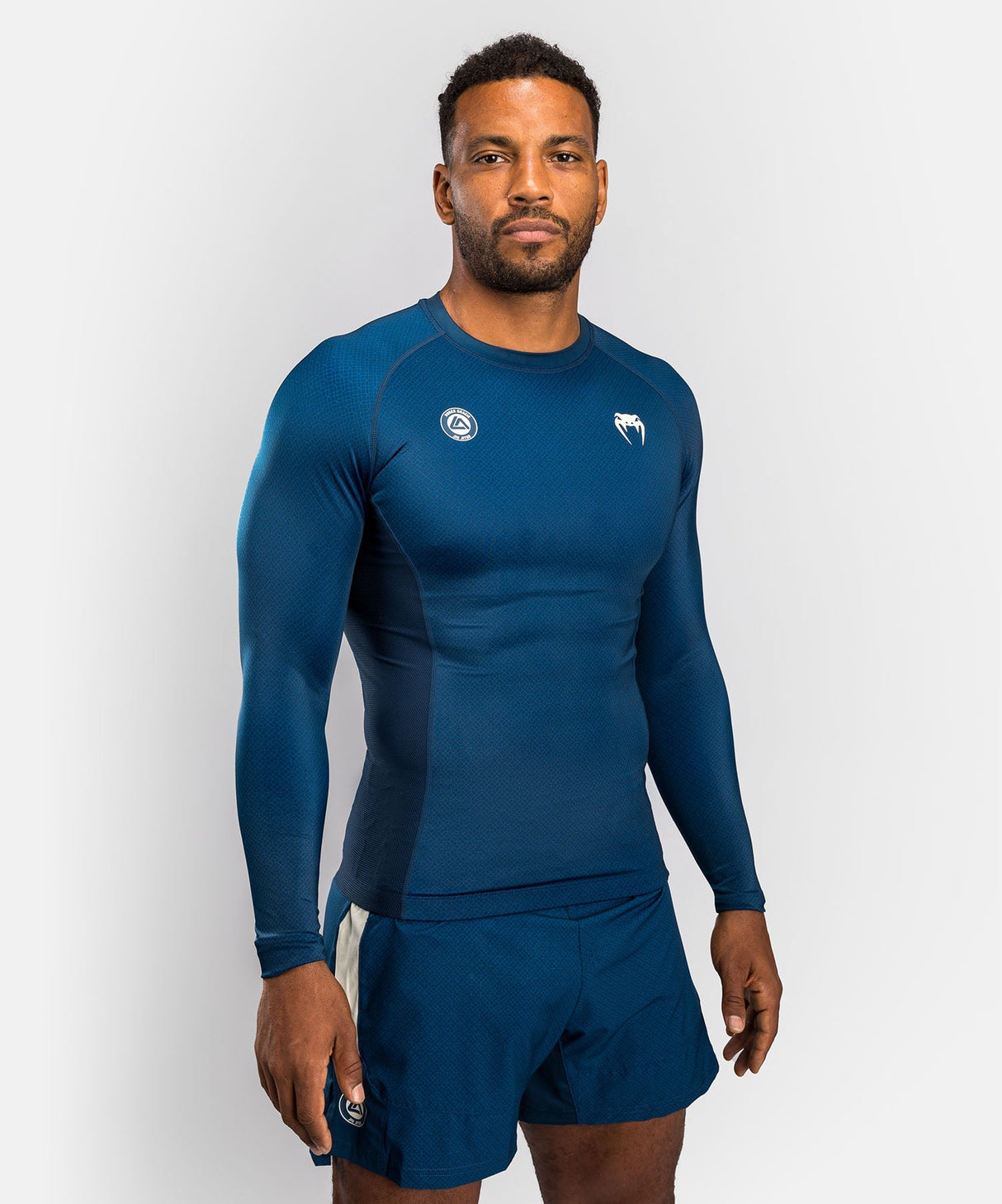 Venum Rashguard x Roger Gracie Academy Lange Ärmel - Blau
