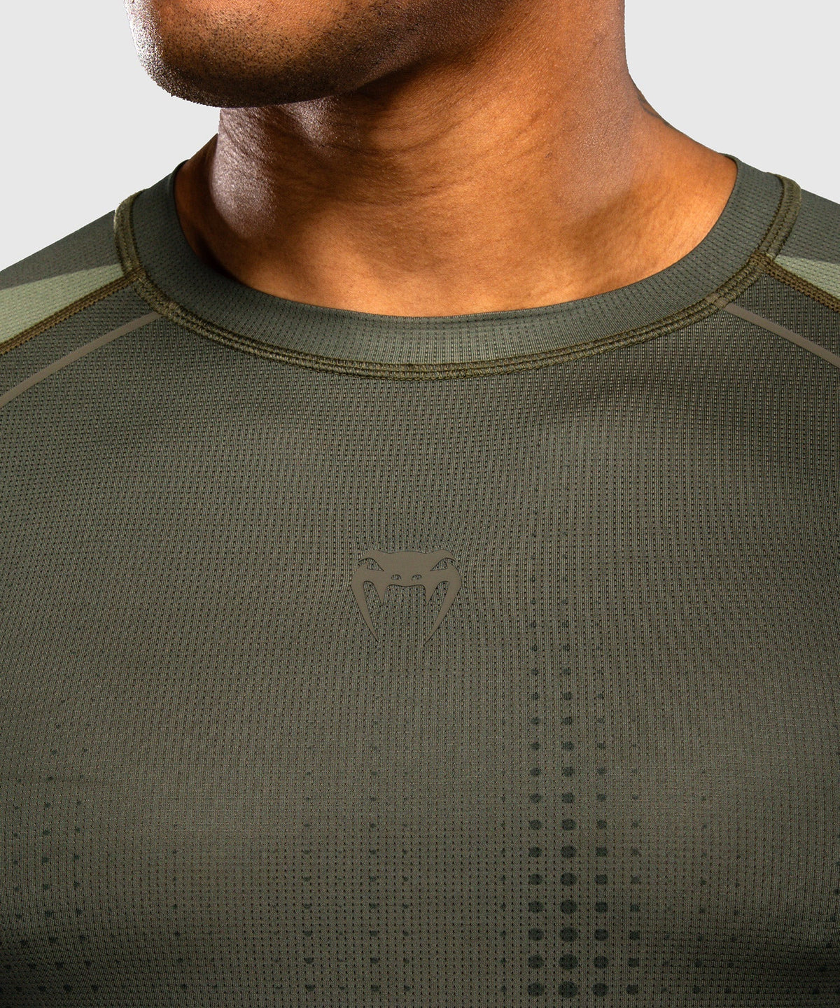 Venum Rashguard Stealth Lange Ärmel - Khaki/Militärgrün