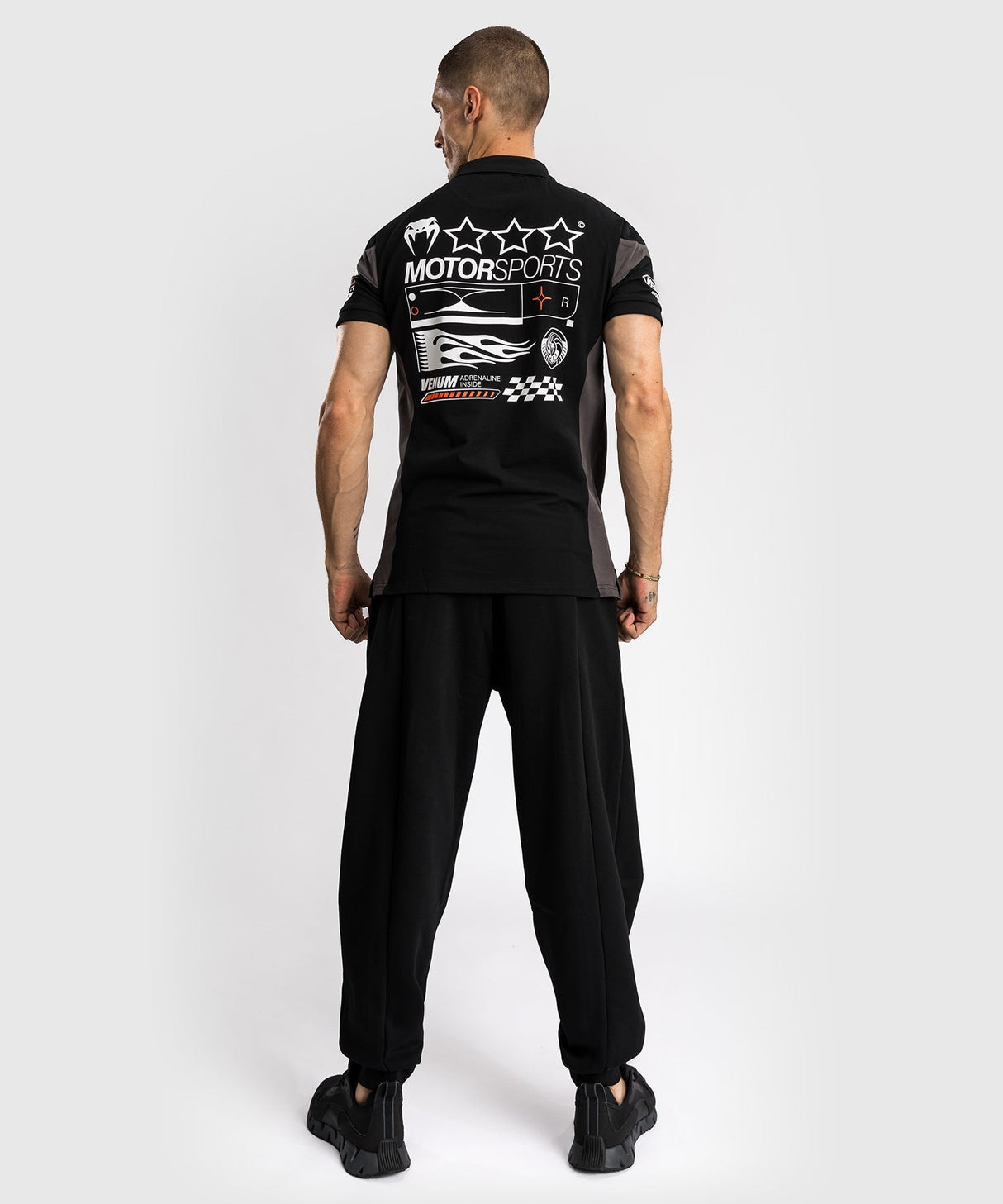 Venum Motorsport Polo – Schwarz