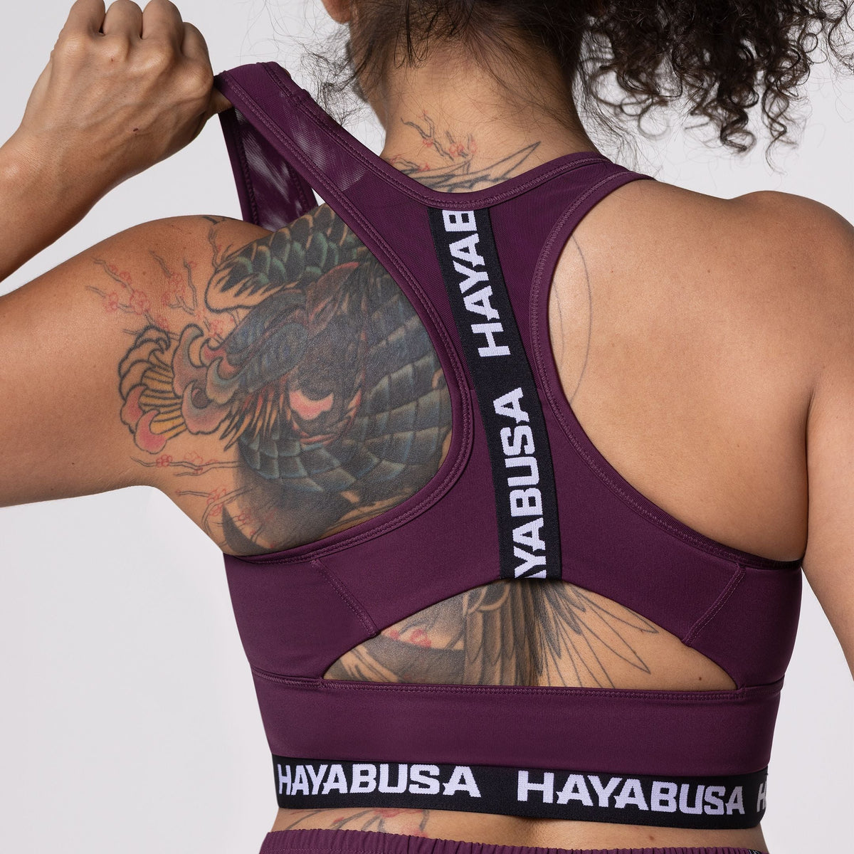 Hayabusa Sport-BH Crossback Damen - Weinrot