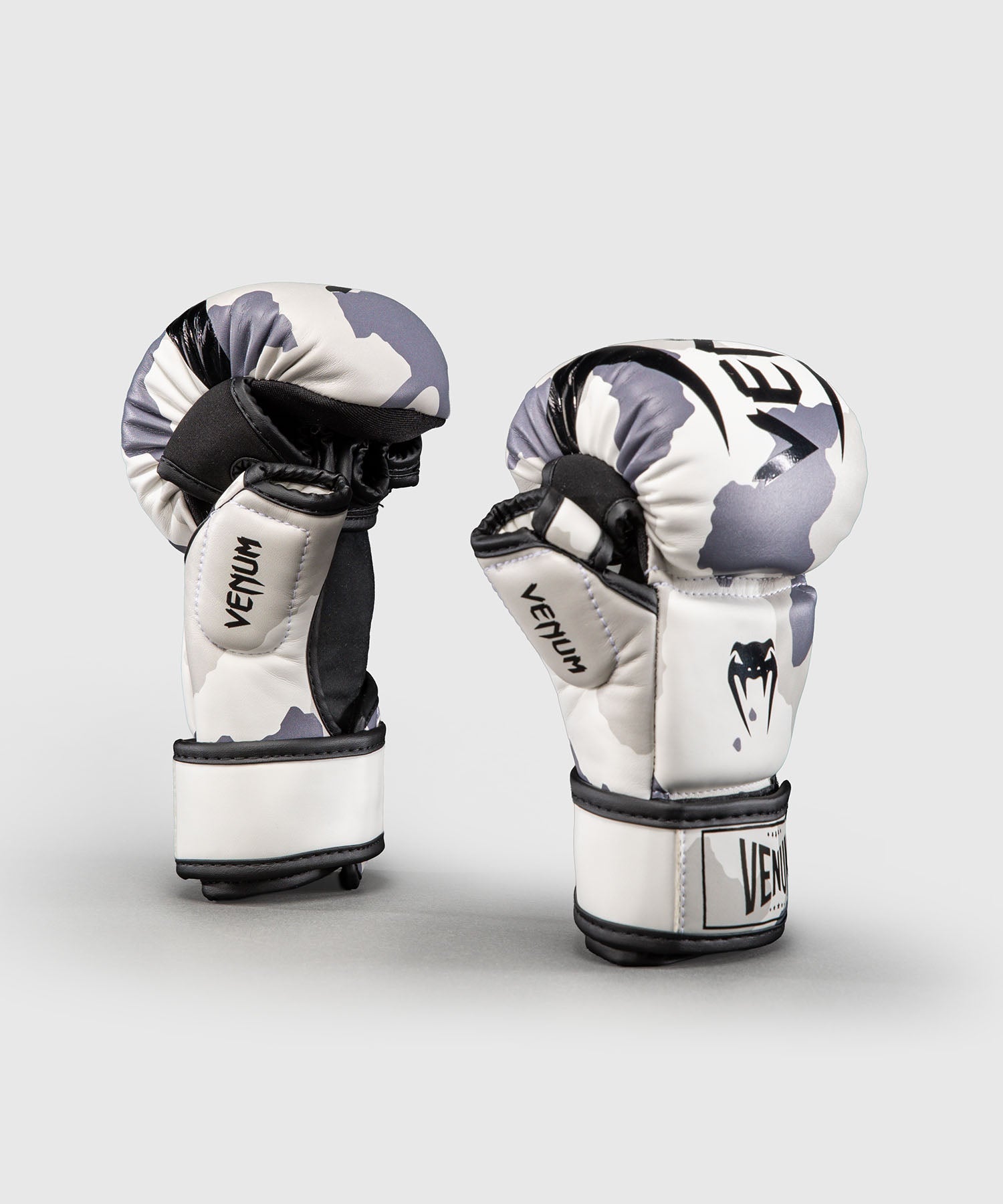 Venum MMA-Handschuhe Elite Sparring - Weiß/Grau