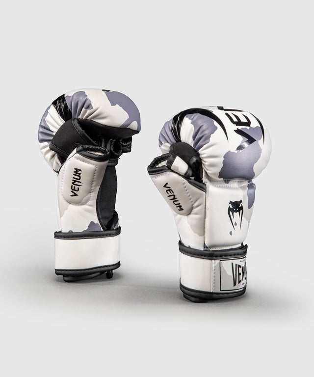 Venum MMA-Handschuhe Elite Sparring - Weiß/Grau